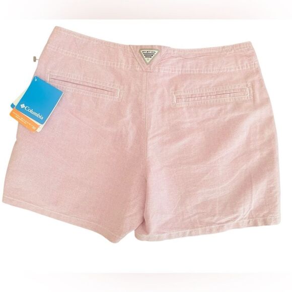 NWT COLUMBIA Performance Fishing Gear Solar Fade 4” pink shorts size 8. - Picture 2 of 7
